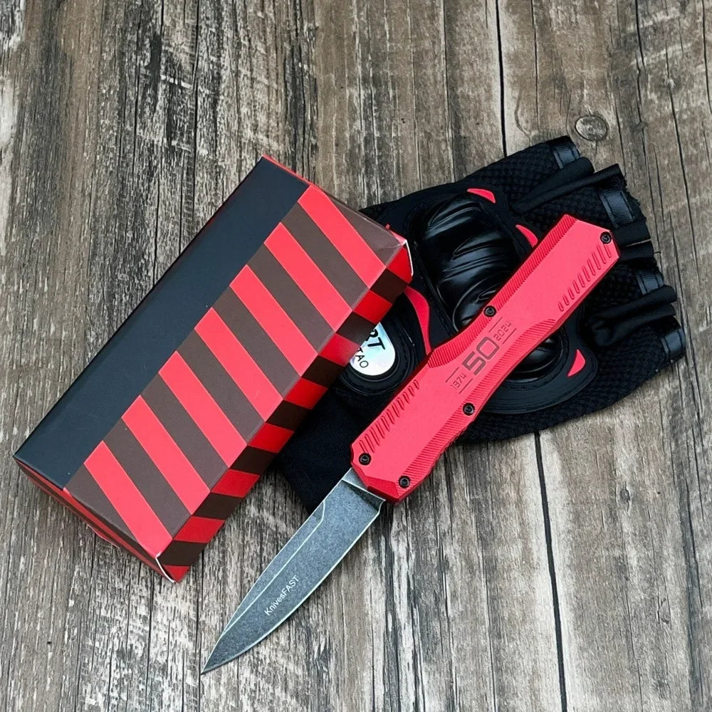 Livewire K50 Pocket Knife D2 Steel Blade T6 Aluminum Handle