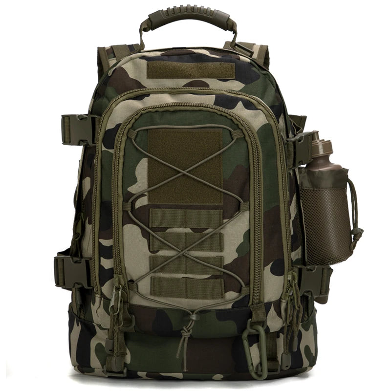 Outdoor Tactical Large Capacity Hiking Bag. Travelling Camping Rucksack