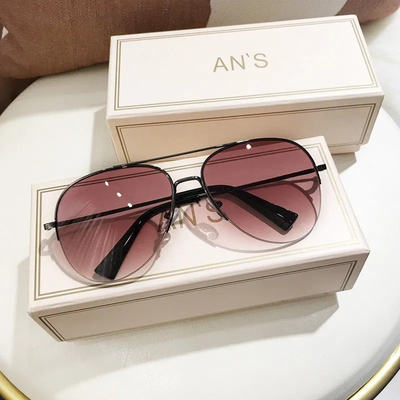 Classic Sunglass for Men Aviator Metal Frame