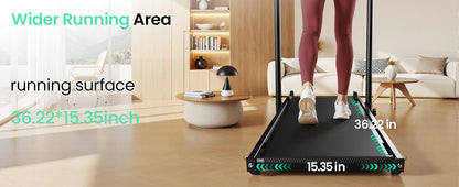 Non-Electric Treadmill with Dual Flywheel & Fixed Incline
