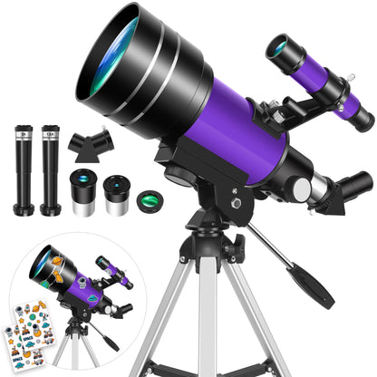 150X 70mm Astronomical Telescope for Camping, Nature And Observation