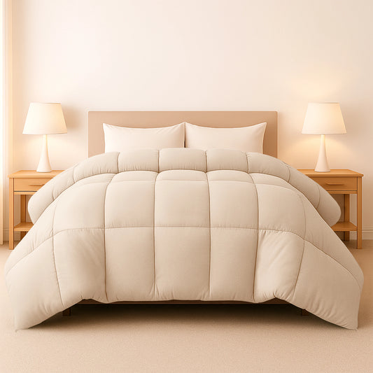 Decor Down Alternative Comforter.  Soft and Cozy Bedding, 102" x 90"
