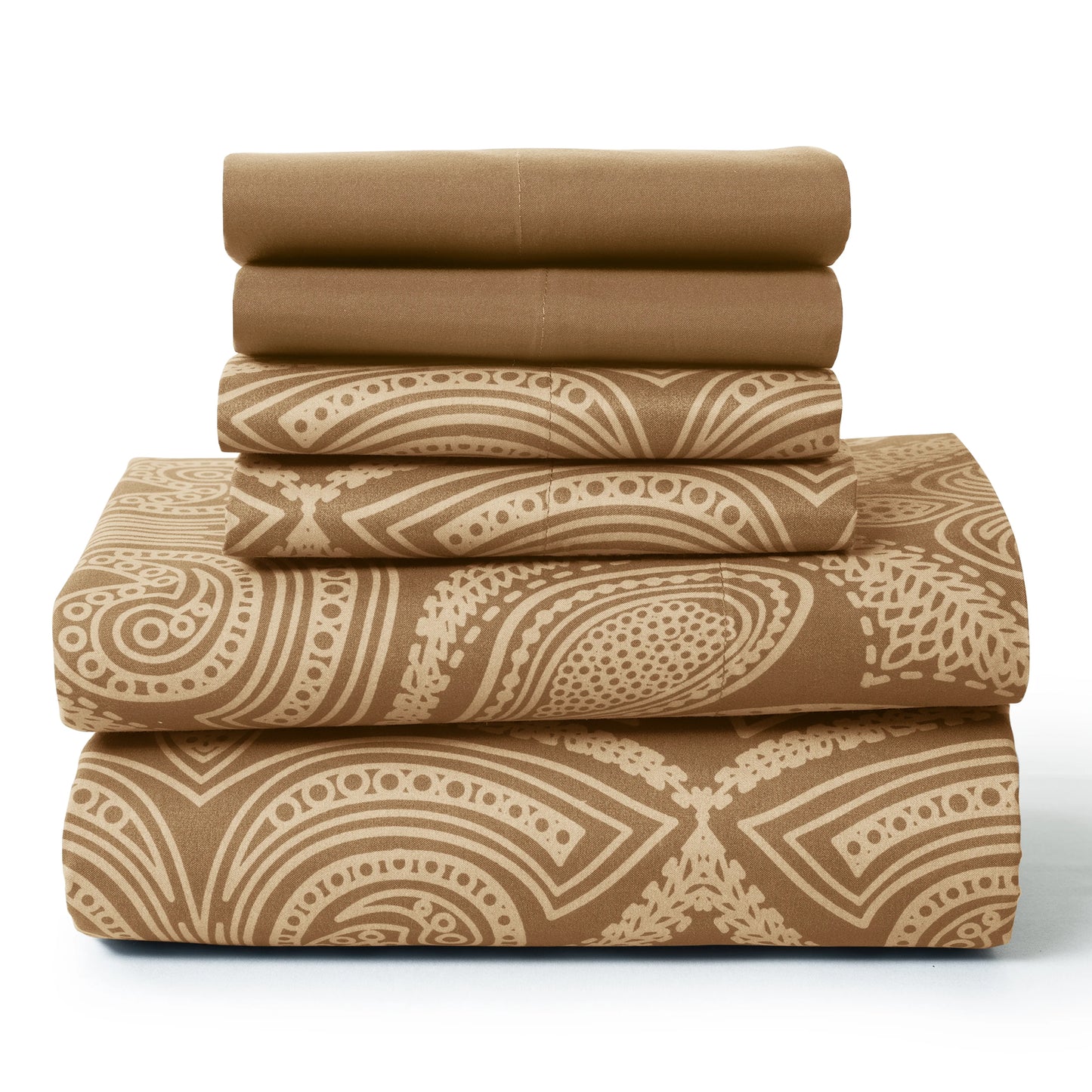 Decor 6 Pc Paisley Microfiber Bed Sheets