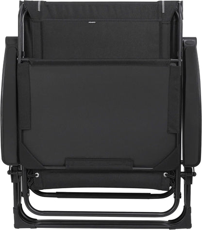 Oversize Recliner Folding Chair. Zero Gravity Extra Wide Reclining with Padded Seats