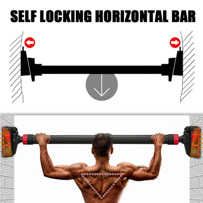 Strength Training Door Frame Pull-up Bar. Adjustable Width 200kg Max Load Capacity