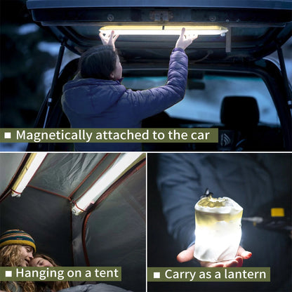 Rechargeable Camping Light / Tent Lamp. Waterproof Outdoor Spotlight