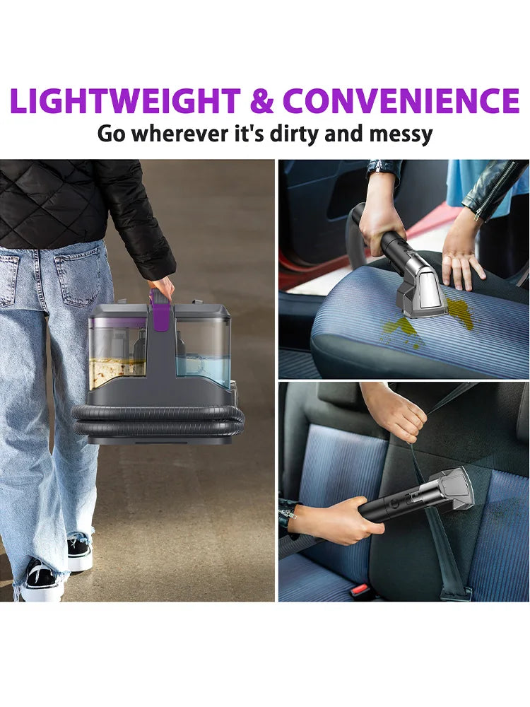 Portable Carpet & Upholstery Spot Cleaner for Carpet, Sofa, Car Seat