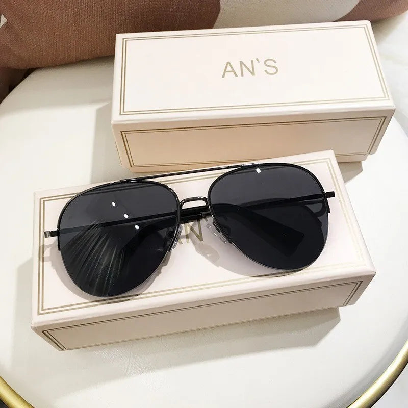 Classic Sunglass for Men Aviator Metal Frame
