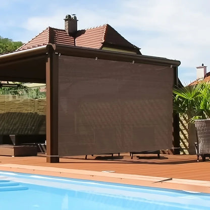 Brown Shade Cloth. Professional Sun Protection Design. 90% Uv Blocking.