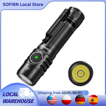 3000 Lumens EDC Rechargeable  Flashlight LED Powerful  Light Lantern