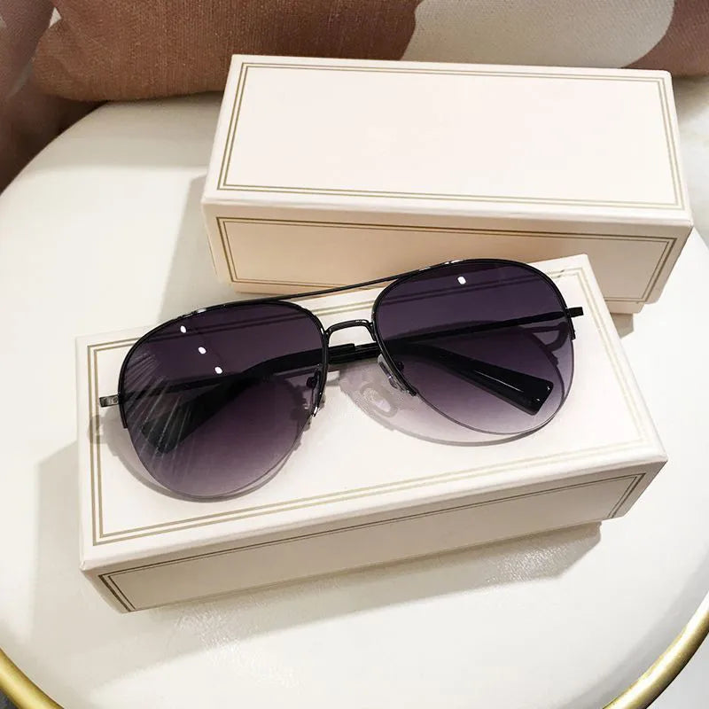 Classic Sunglass for Men Aviator Metal Frame