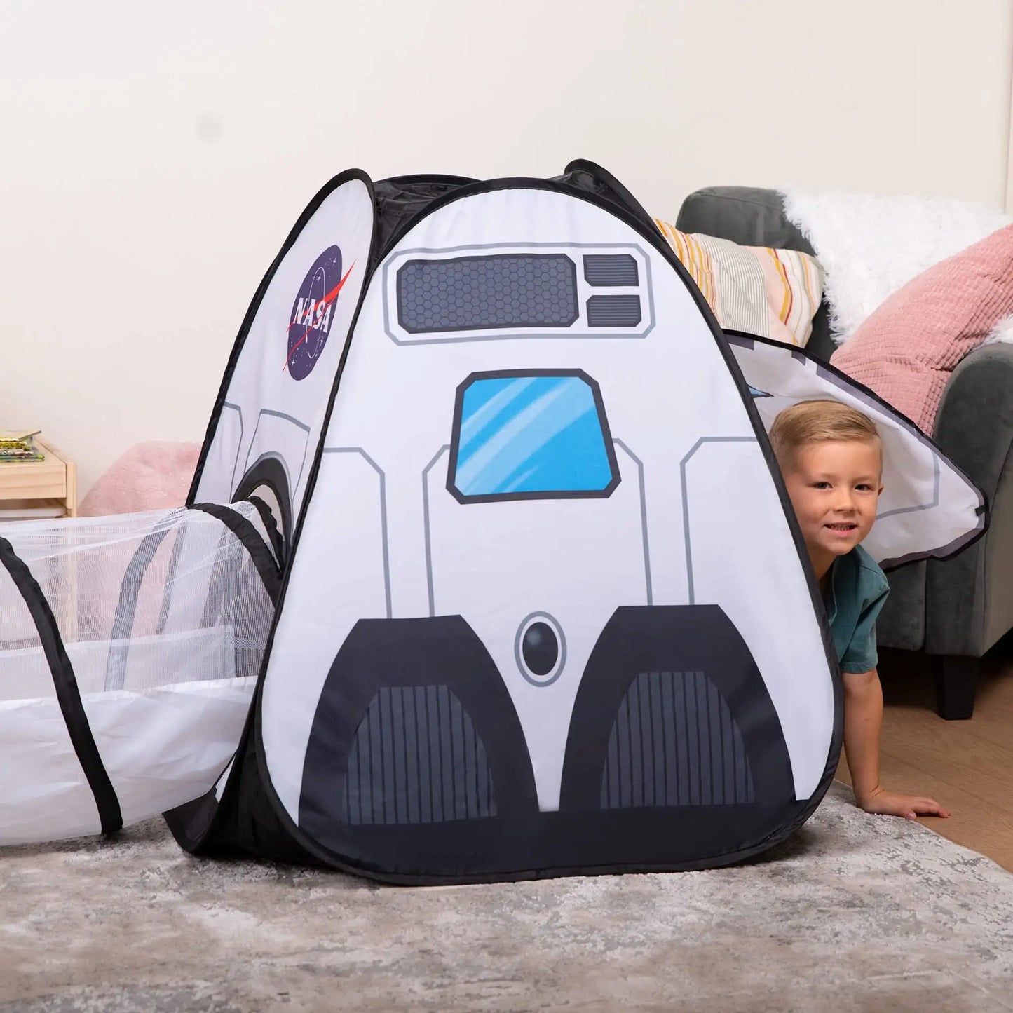 Rocket Ship 3-Piece Play House Tent
