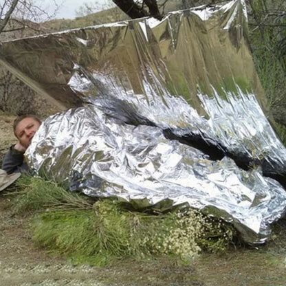 1-20pcs Emergency Mylar Thermal Foil Space Blanket Designed for NASA Body Warmer