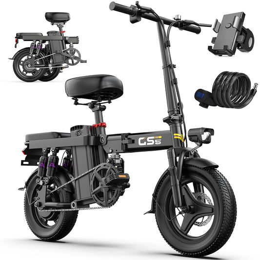 48V 15AH Battery Folding Electric Bike. 35 Miles Range