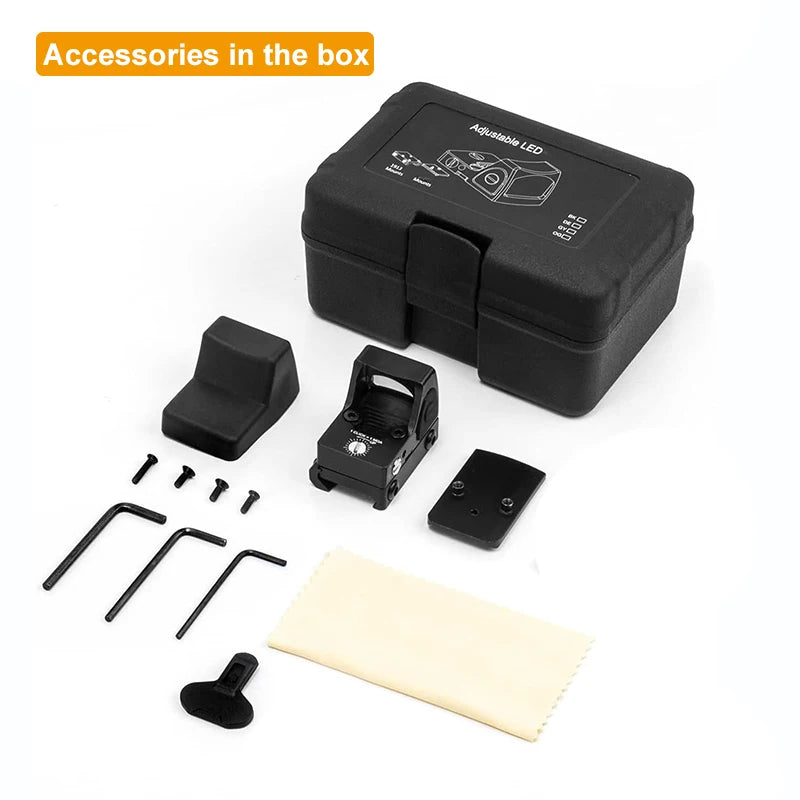Mini Red Dot Sight Reflex Scope fit 20mm Rail