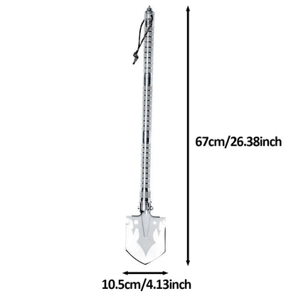 Multi Functional Shovel Survival Equipment Self-Defense Tools Camping Accessories