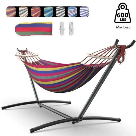 Hammock with Adjustable Stand with Storage Bag,
