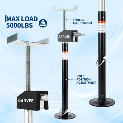 RV Slide Out Stabilizer Jacks 5000LB Capacity Adjustable 21-34