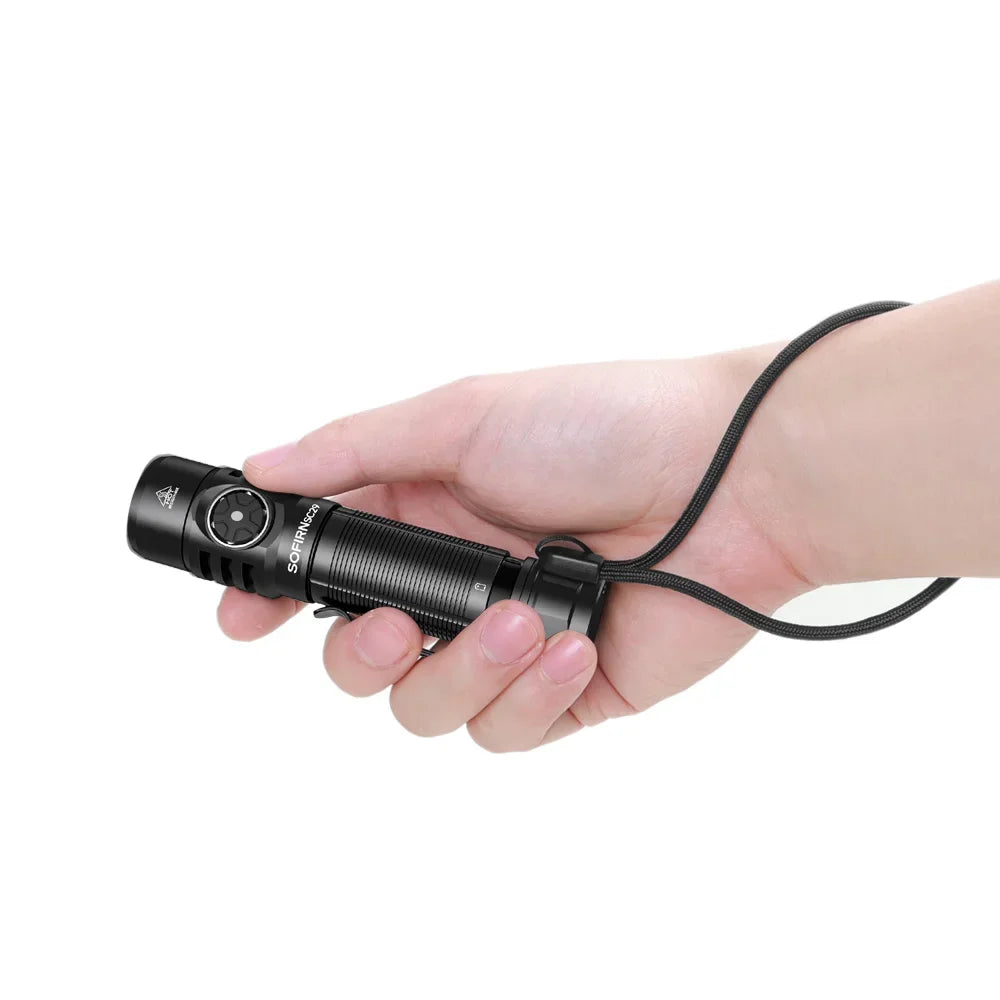 3000 Lumens EDC Rechargeable  Flashlight LED Powerful  Light Lantern