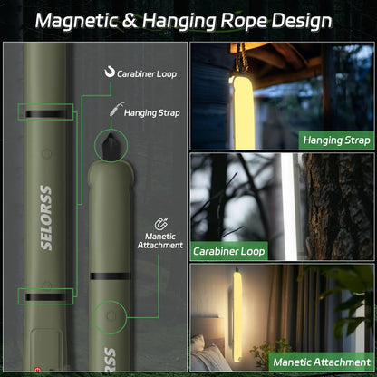 Rechargeable Camping Light / Tent Lamp. Waterproof Outdoor Spotlight