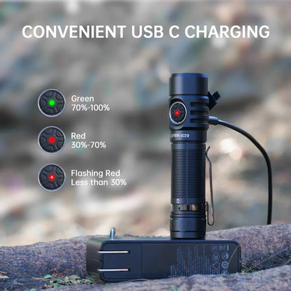 3000 Lumens EDC Rechargeable  Flashlight LED Powerful  Light Lantern