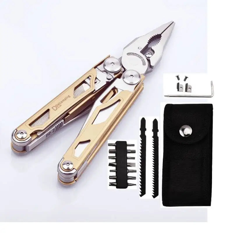 Multi-tool Clamp Folding Knives Scissor Cutters