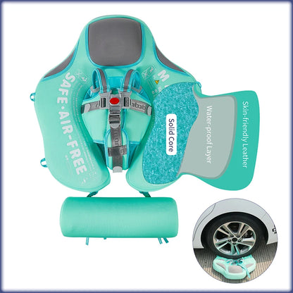 Baby Float with Sunshade Canopy and Crotch Strap.
