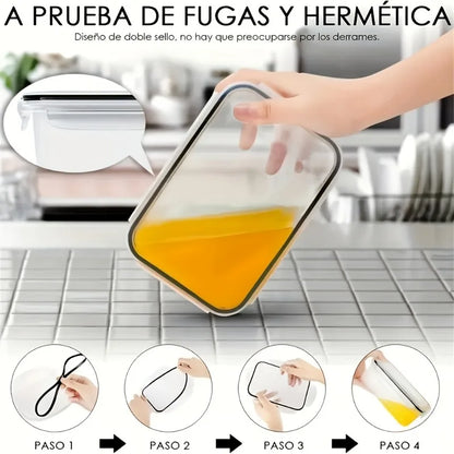 48Pcs Food Storage Set Containers & Lids with Labels