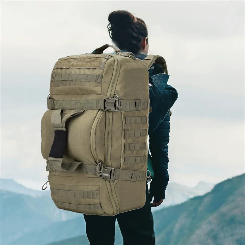 Outdoor Mountaineering Molle Tactical Backpack Camping Travel Bags