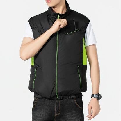 Cooling Vest Breathable Sleeveless with Cooling Fan