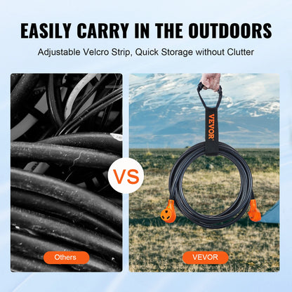 RV Extension Cord with LED Indicator Handle