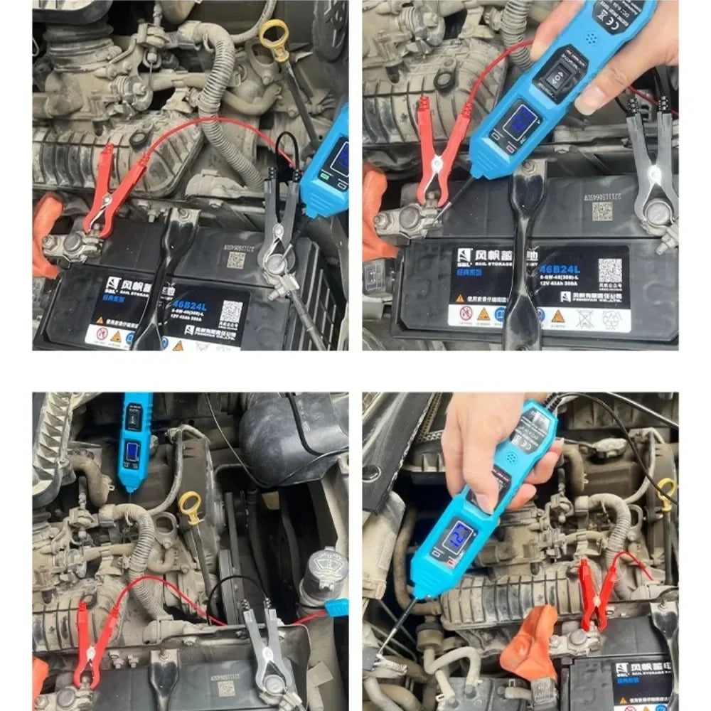 Automotive Electric Circuit Tester with Voltage Display