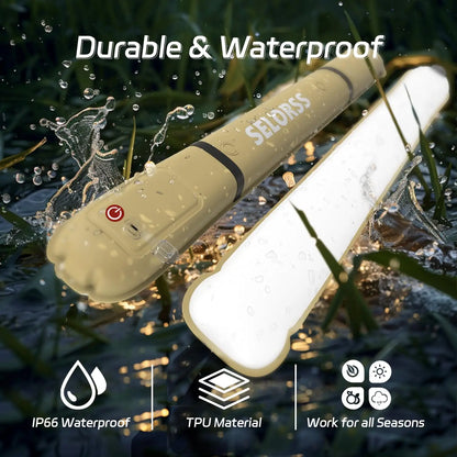 Rechargeable Camping Light / Tent Lamp. Waterproof Outdoor Spotlight