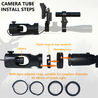 Digital Night Infrared Scope Camera Riflescope With HD 720P Video/Photo Recording
