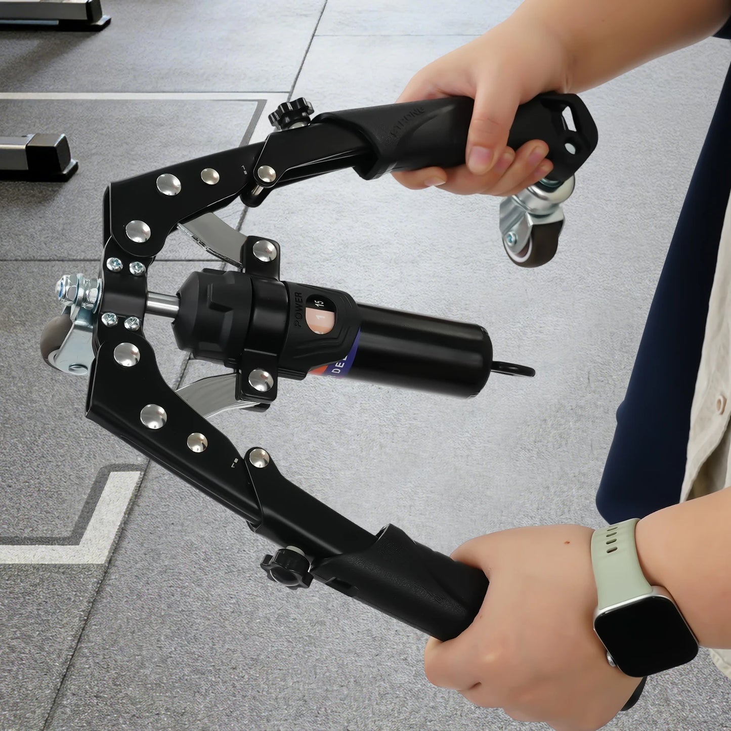 Hydraulic Power Forearm Workout Equipment  Adjustable 22-440lbs for Arms, Legs, Biceps, etc