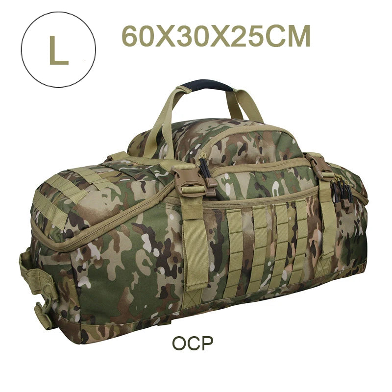 Outdoor Mountaineering Molle Tactical Backpack Camping Travel Bags