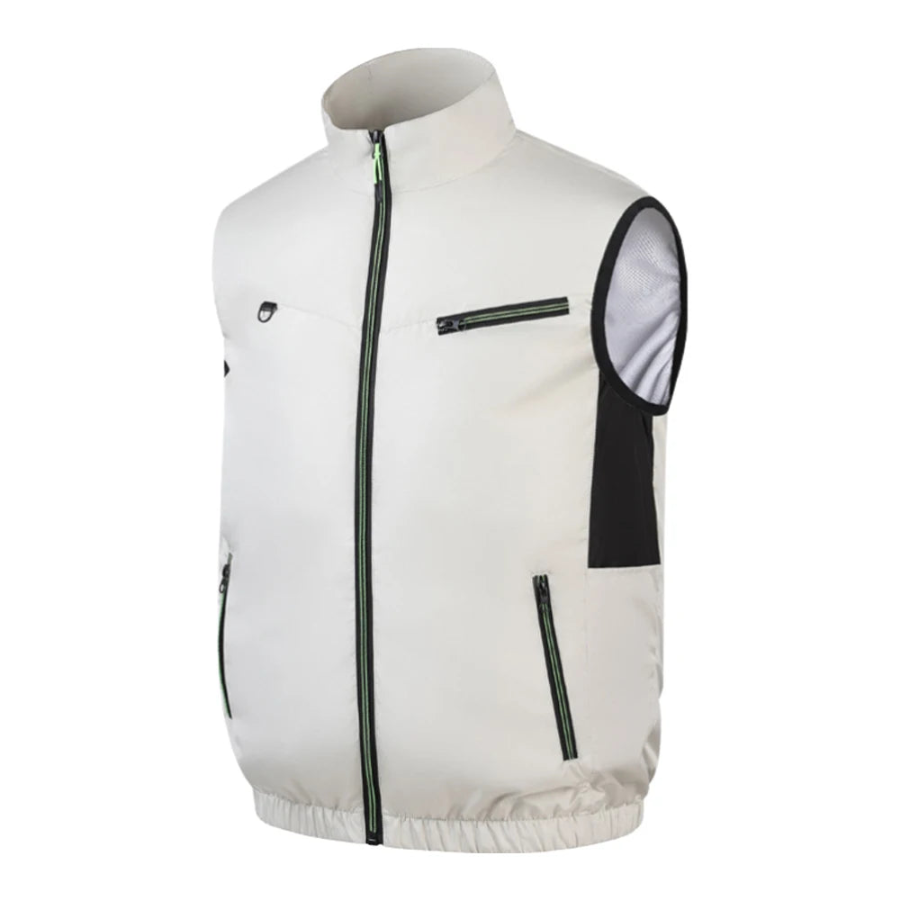 Cooling Vest Breathable Sleeveless with Cooling Fan