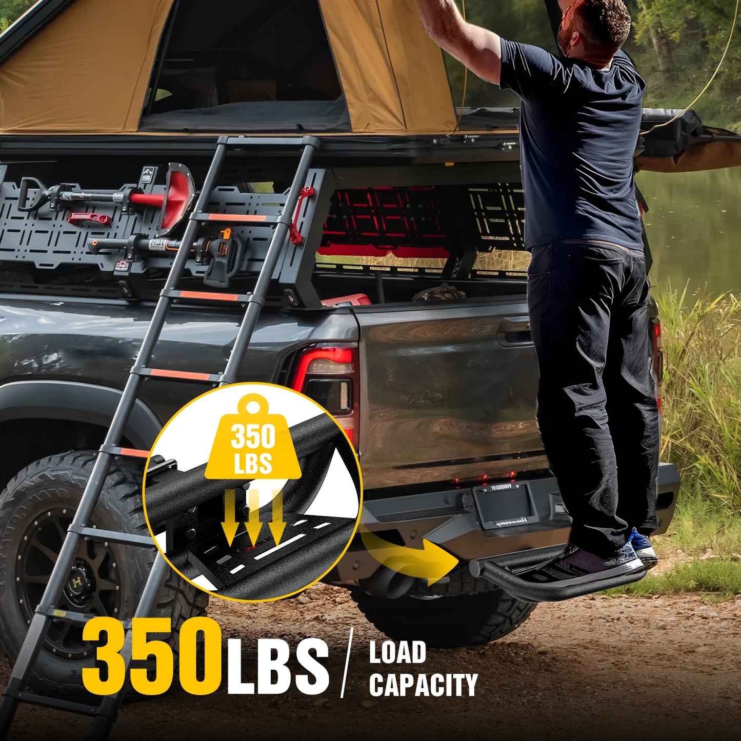 Universal Hitch Step Drop Trailer Hitch Fit 2 Inch Receiver