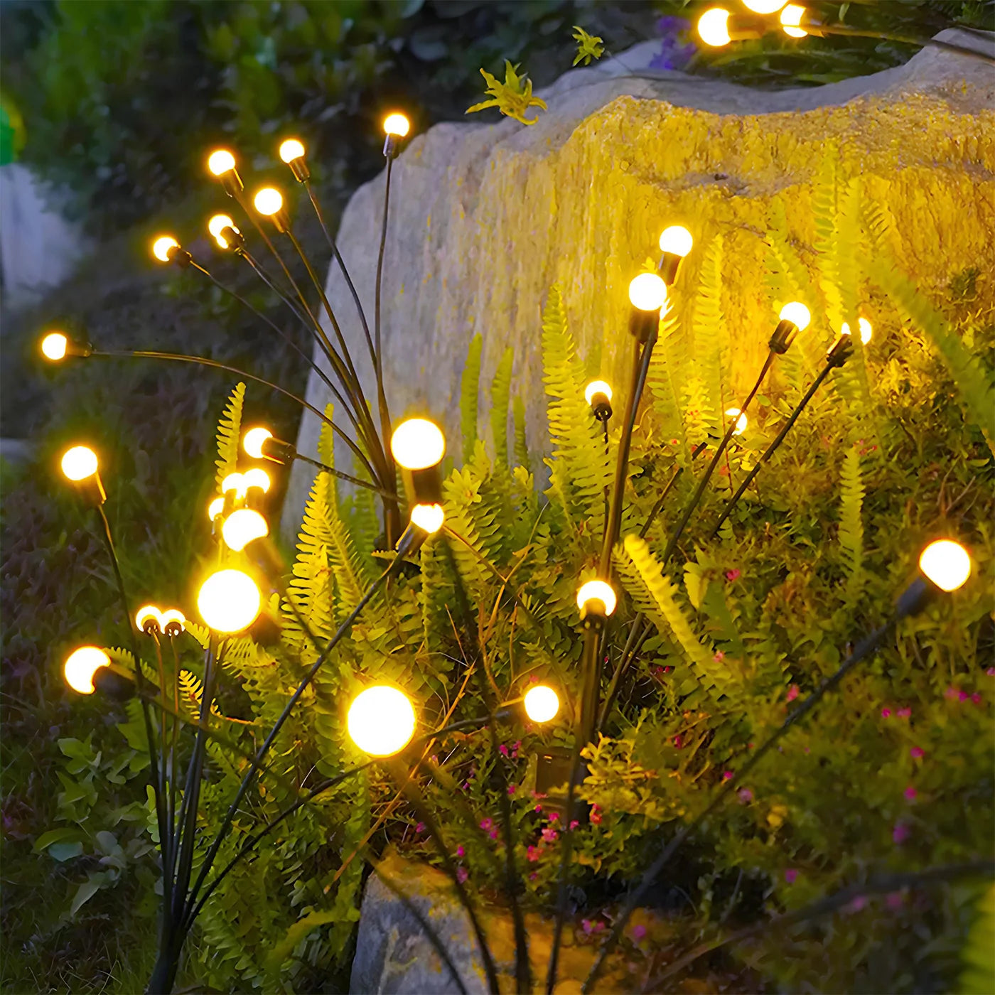 8-Head Solar Firefly Lights LED Solar Lights
