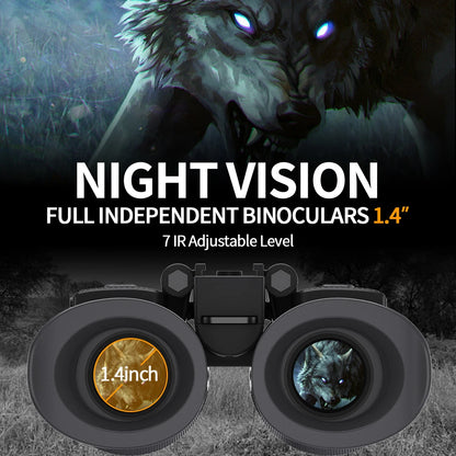 Head-Mounted Night Vision Goggles & Binoculars for Adults. Manual Focus & 8X Digital Zoom.