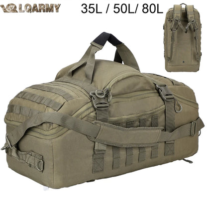 Outdoor Mountaineering Molle Tactical Backpack Camping Travel Bags