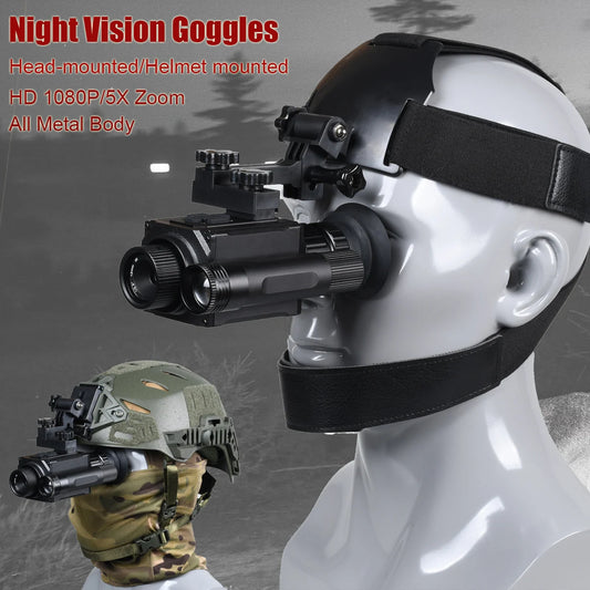 HD 1080P Night Vision Goggles with Head Mount