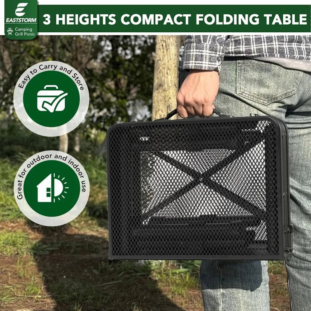 Folding Grill / Camping  Table for Outside 3 Height Adjustable