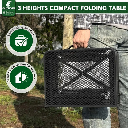 Folding Grill / Camping  Table for Outside 3 Height Adjustable