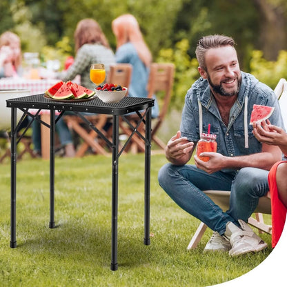 Folding Grill / Camping  Table for Outside 3 Height Adjustable