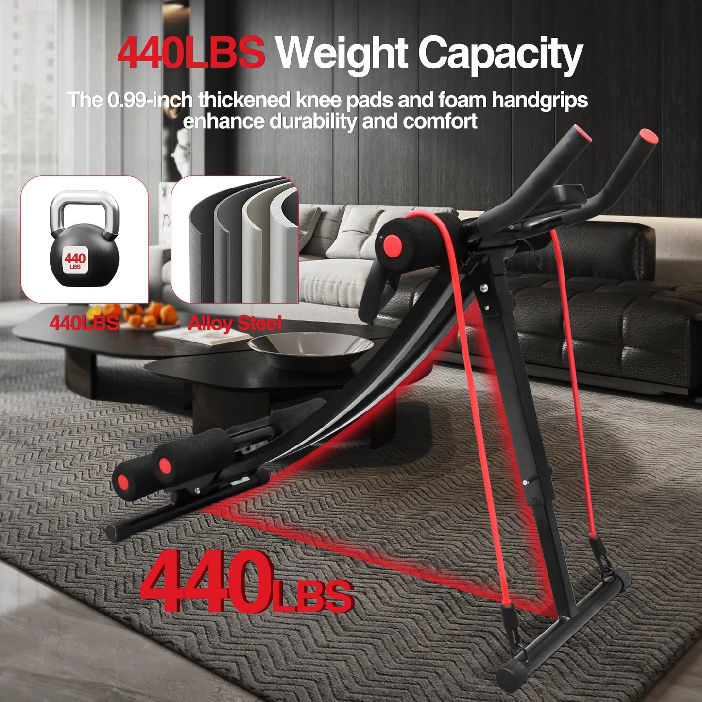 Foldable Ab Workout Equipment for Core & Abdominal Workout
