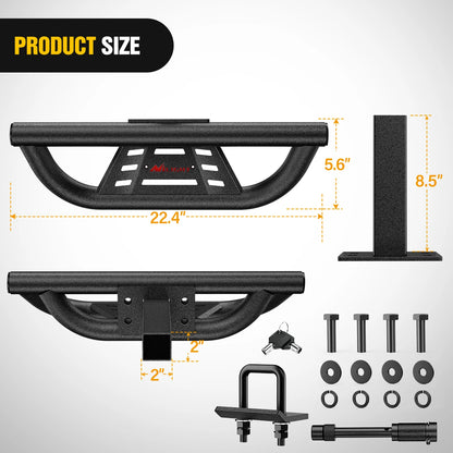 Universal Hitch Step Drop Trailer Hitch Fit 2 Inch Receiver