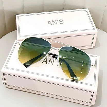 Classic Sunglass for Men Aviator Metal Frame