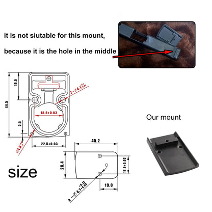 Mini Red Dot Sight Reflex Scope fit 20mm Rail