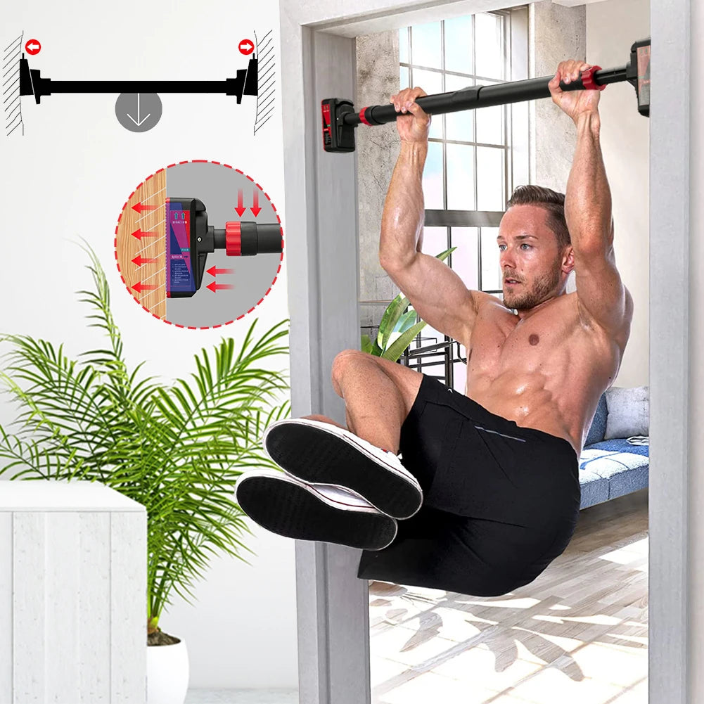 Strength Training Door Frame Pull-up Bar. Adjustable Width 200kg Max Load Capacity
